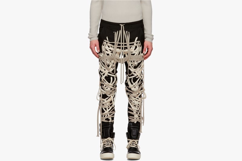 Rick Owens Mega Laced Cargo Trousers Release | Hypebeast