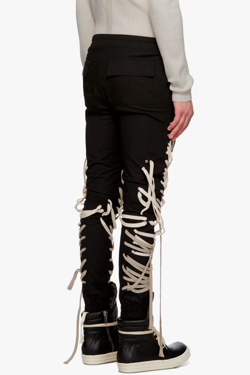 Rick Owens Mega Laced Cargo Trousers Release | Hypebeast