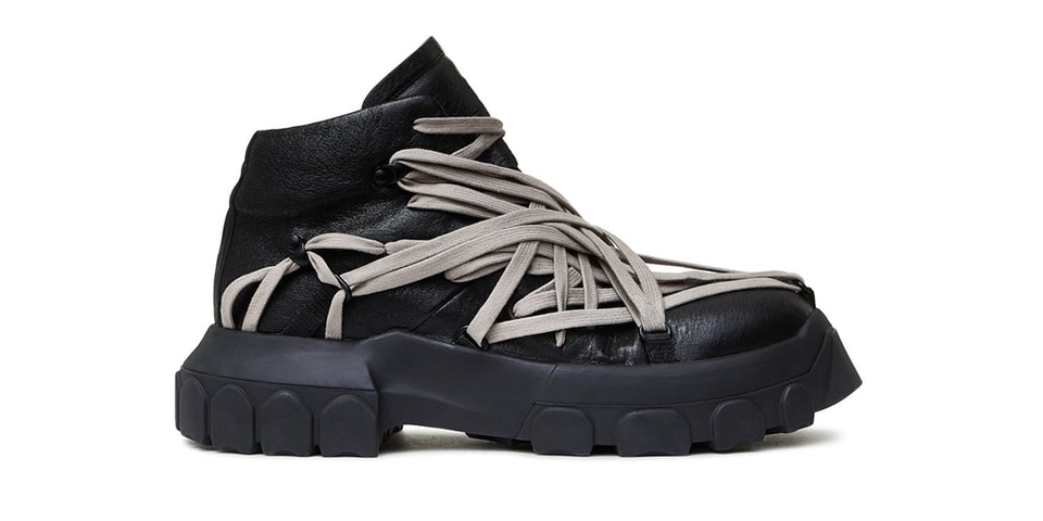 rick owens maximal tractor sneakers