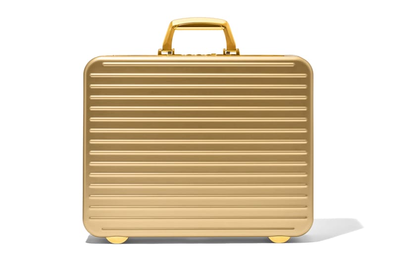 RIMOWA Gold Attaché Briefcase Release Price 2019 | Drops