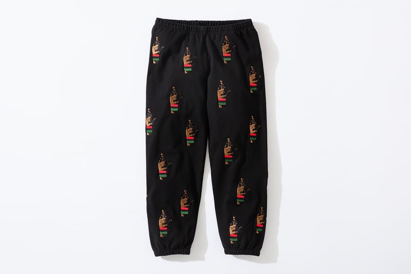 Supreme middle hot sale finger sweatpants