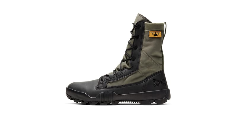 Nike steel shop toe combat boots