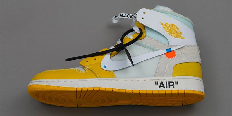 Jordan 1 store off white yellowing