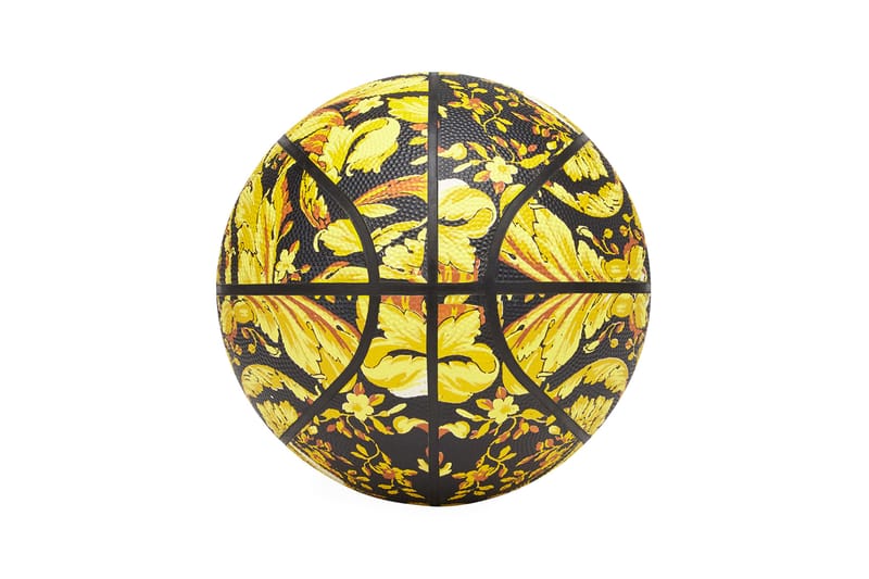 Versace Barocco Print Basketball, Football Black/Gold | HYPEBEAST