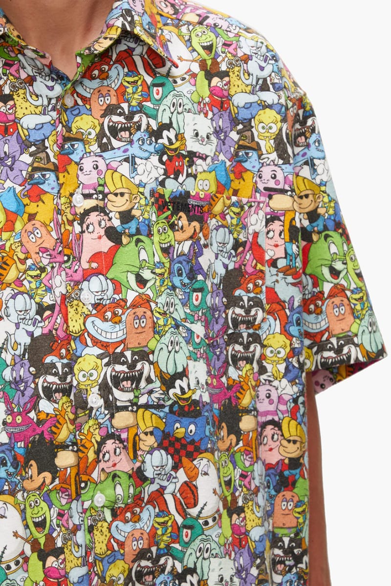 Vetements Cartoon-Print Brushed Cotton Shirt SS20 | Hypebeast
