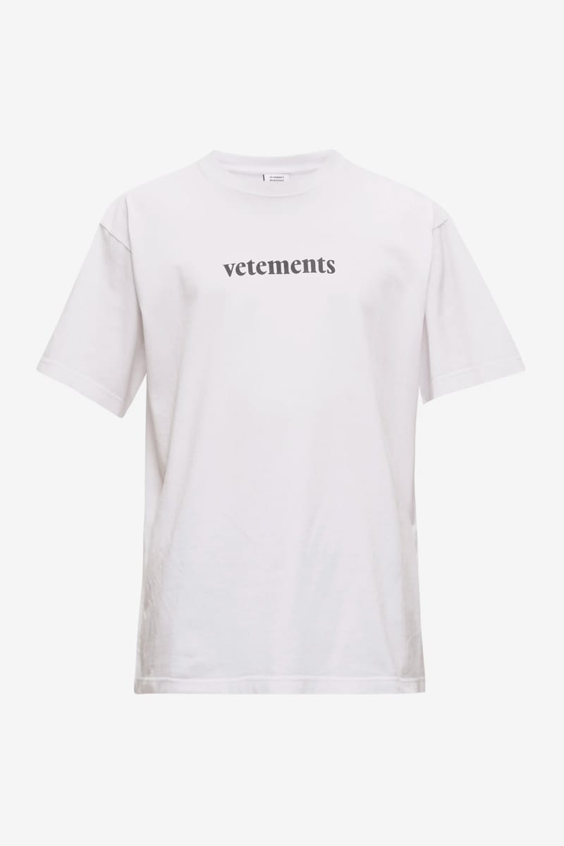 Vetements Logo Patch Cotton T-shirt Black | Hypebeast