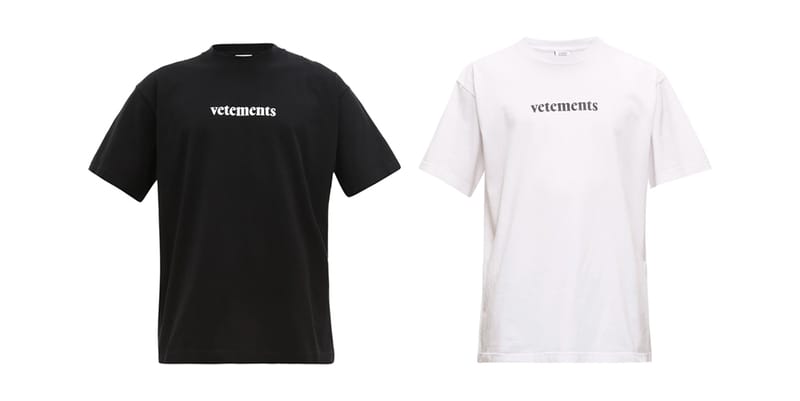 Vetements Logo Patch Cotton T-shirt Black | Hypebeast