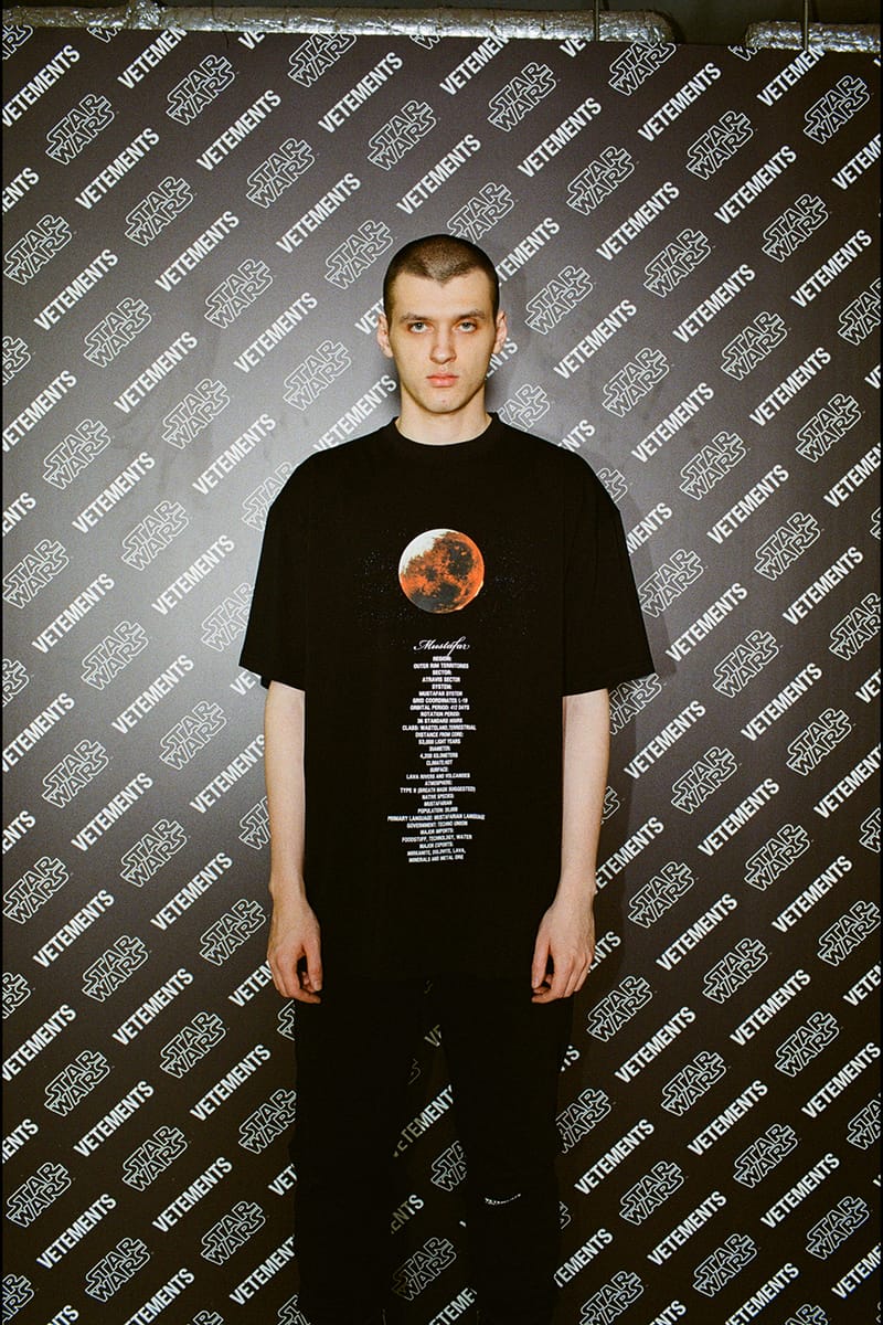 Vetements star 2024 wars shirt