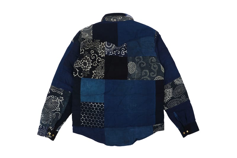 visvim Indigo Kerchief Kofu Down Jacket | Hypebeast