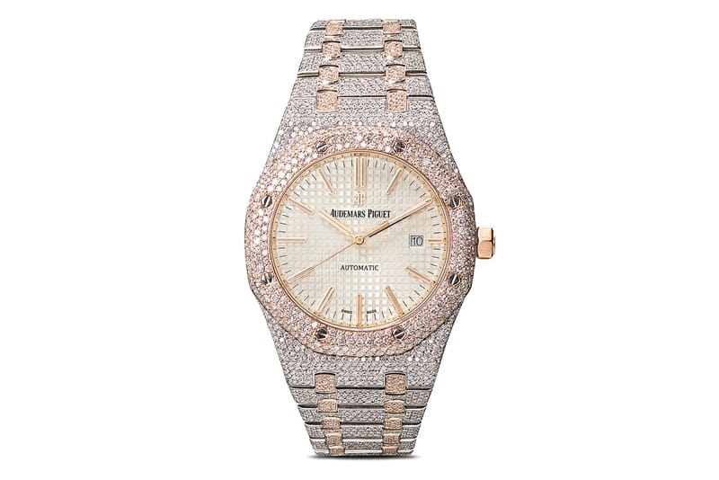 Rose gold on sale diamond audemars piguet