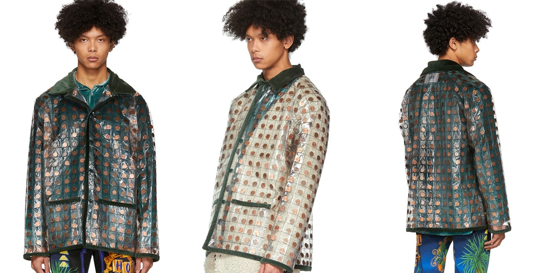 Bode Transparent PVC Penny Workwear Jacket Release | Hypebeast