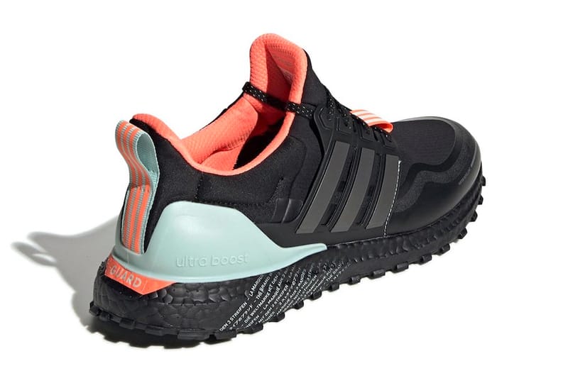 Adidas ultra boost black green red sale