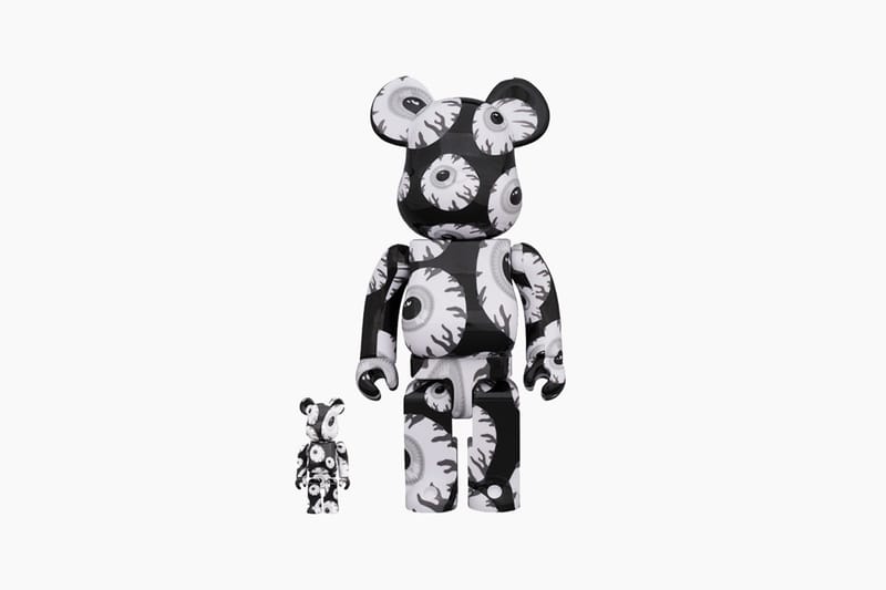 MEDICOM TOY - BE@RBRICK × Mishka BE@RBRICK Mishka mono Mishka Monochromatic 100% + 400% Bearbrick Set by Medicom