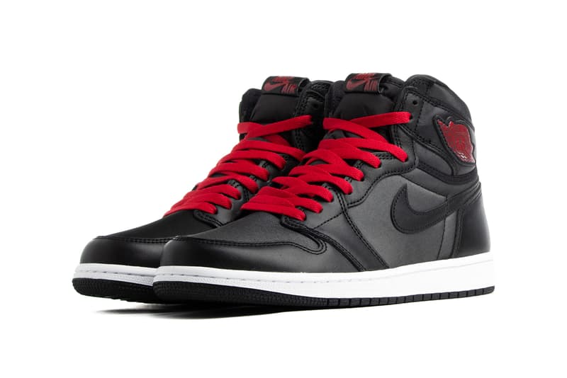 jordan 1 black satin black laces