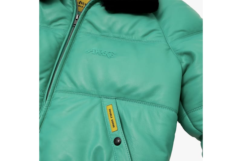 Double goose clearance down jacket