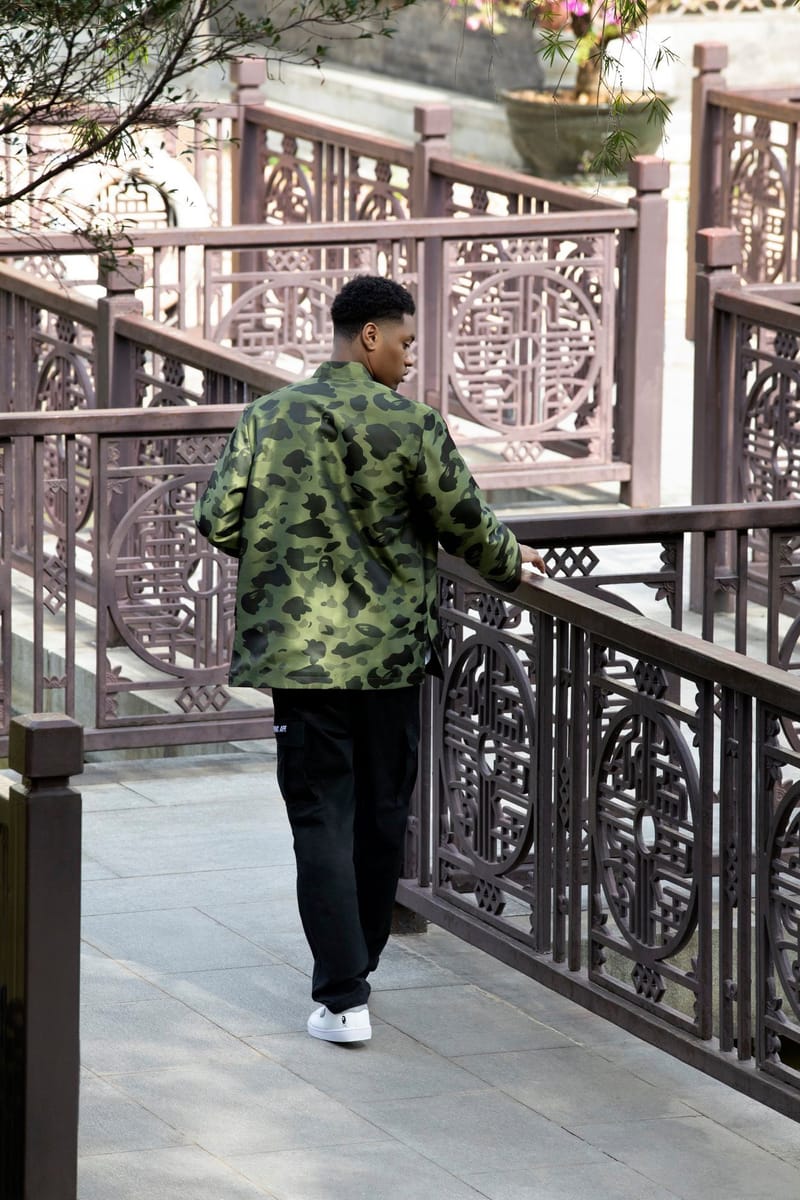 BAPE 1ST CAMO Brocade China Jacket Release Info | Hypebeast