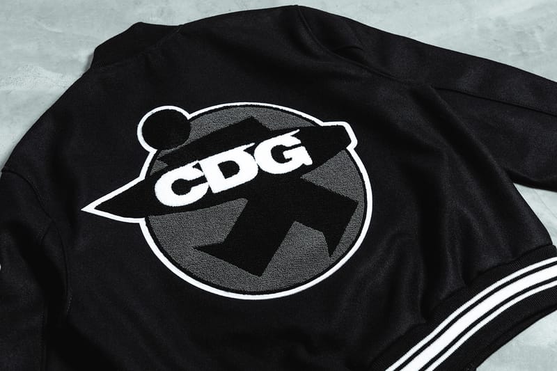 CDG × Stussy varsity jacket 40th