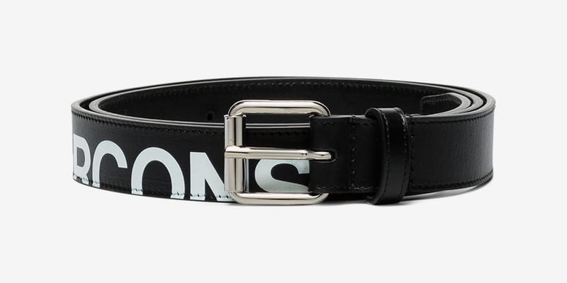COMME des GARÇONS Wallet Leather Logo Belt Release ...