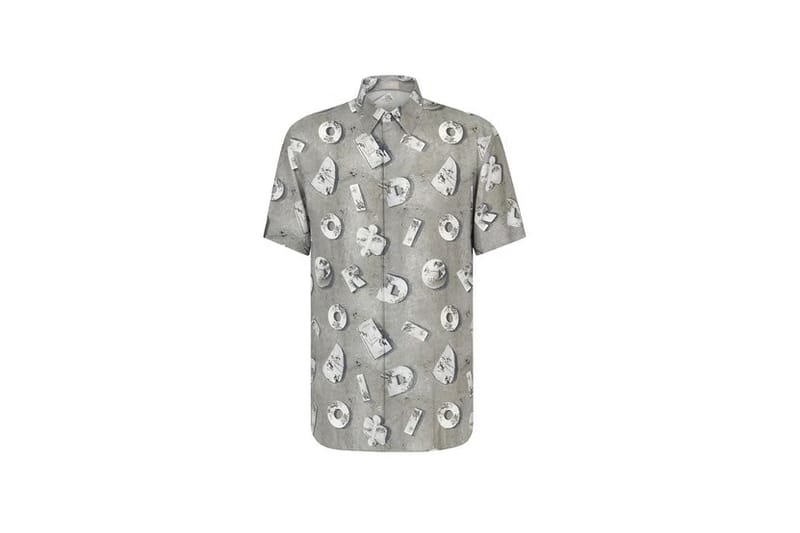 DIOR x Daniel Arsham Blue Ball Print Short Sleeve For Men