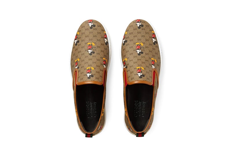 Gucci mickey mouse on sale shoes