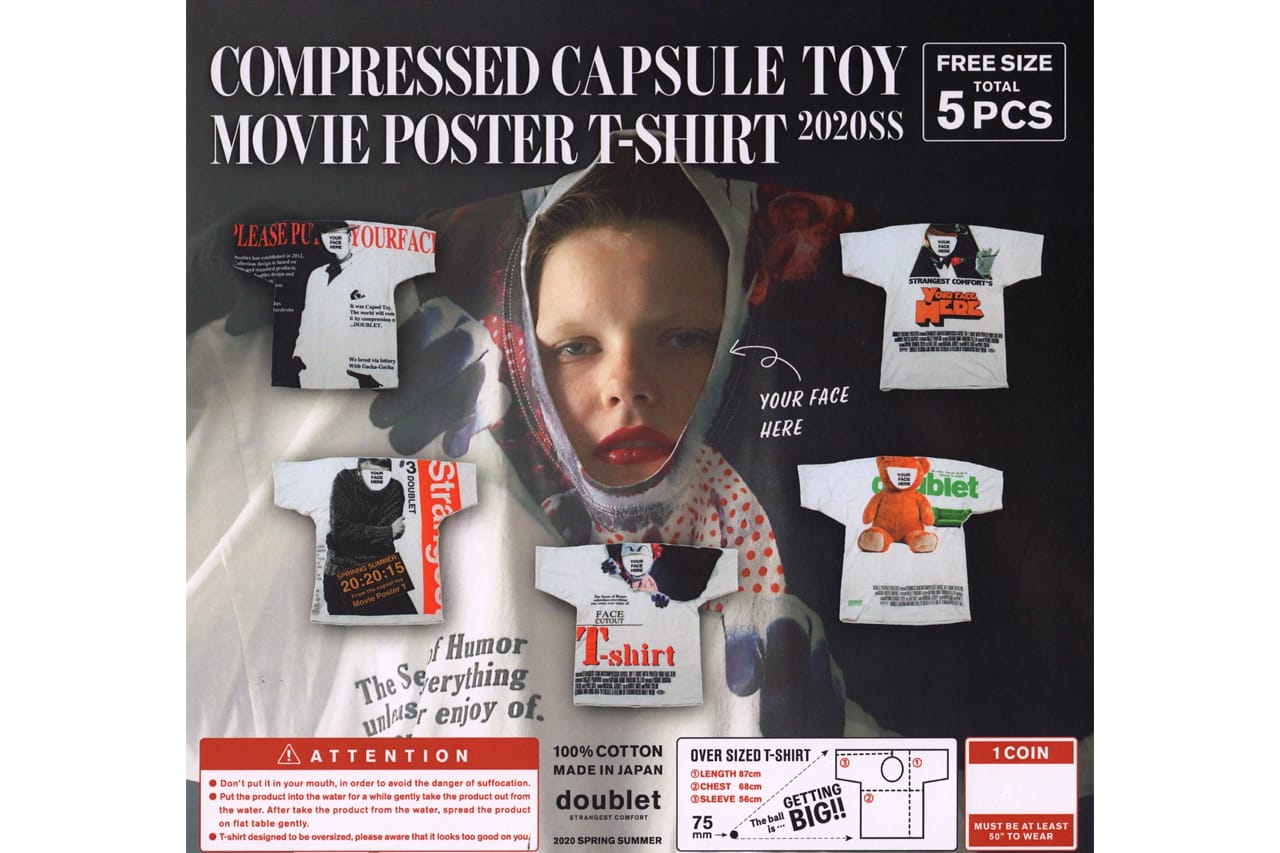 DOUBLET Movie Poster T-shirt Release | Hypebeast