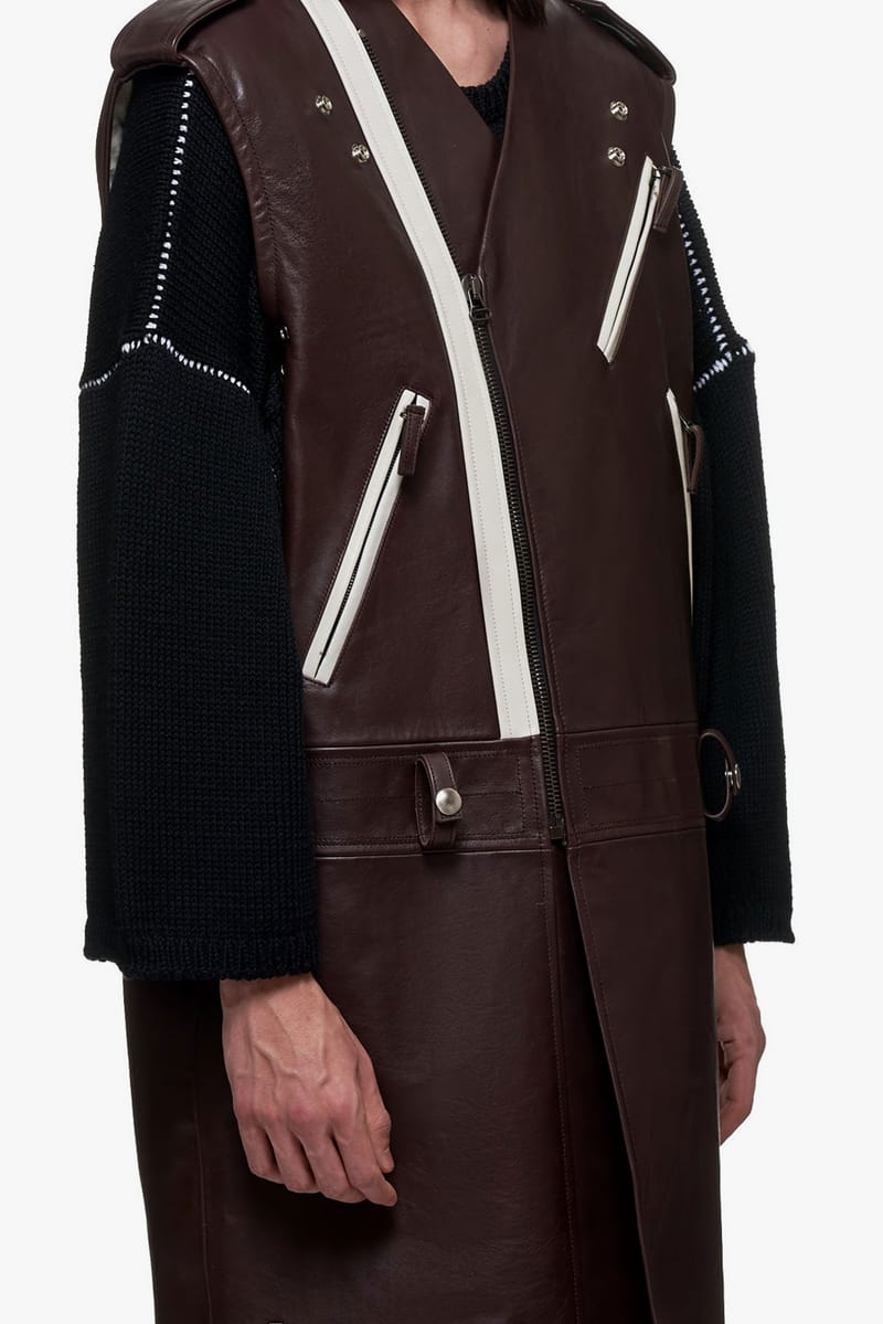 Raf Simons Sleeveless Elongated Perfecto Jacket | Hypebeast