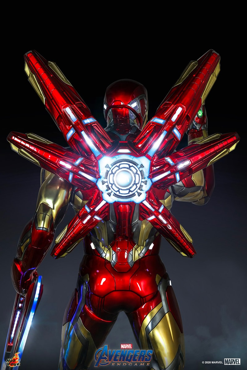 Hot Toys 'Avengers: Endgame' Iron Man Mark LXXXC Life Size Collectible ...