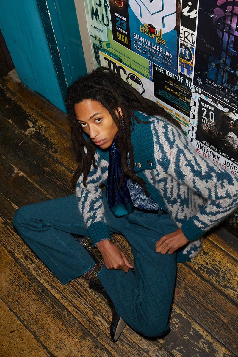 MISSONI スタジャン ダークグリーン/ネイビー New in from @missoni • Missoni's artisanal mastery is expressed in