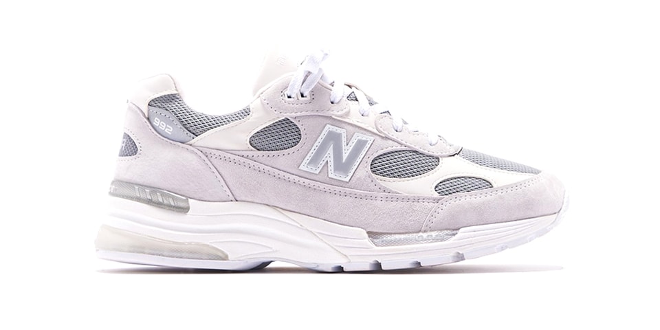 new balance 992 tan with white