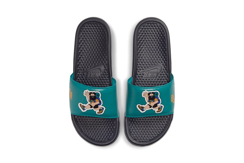 Spongebob nike slides hot sale