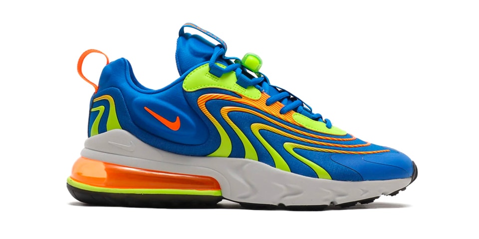 nike air max react 270 orange