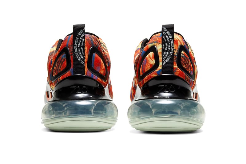 Nike air max 720 shop men's black and orange