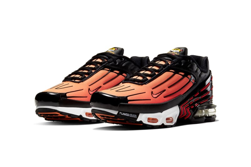 Air max plus 3 noir online orange