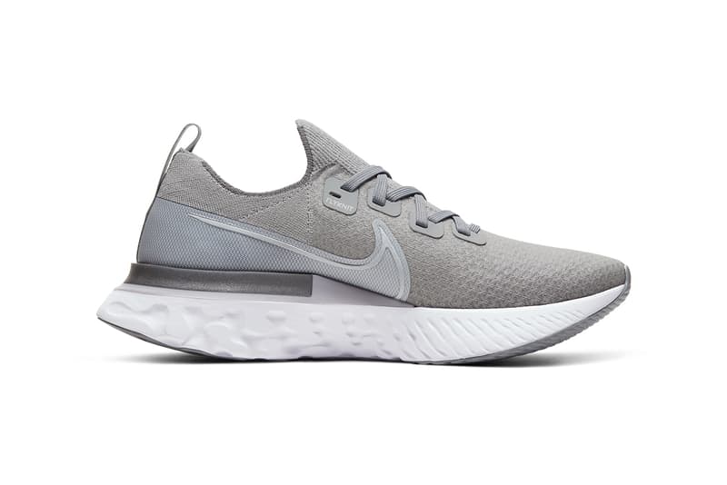 nike react infinity run wolf grey