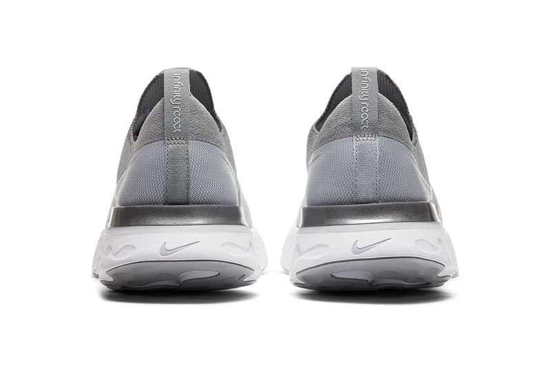 nike react infinity run wolf grey