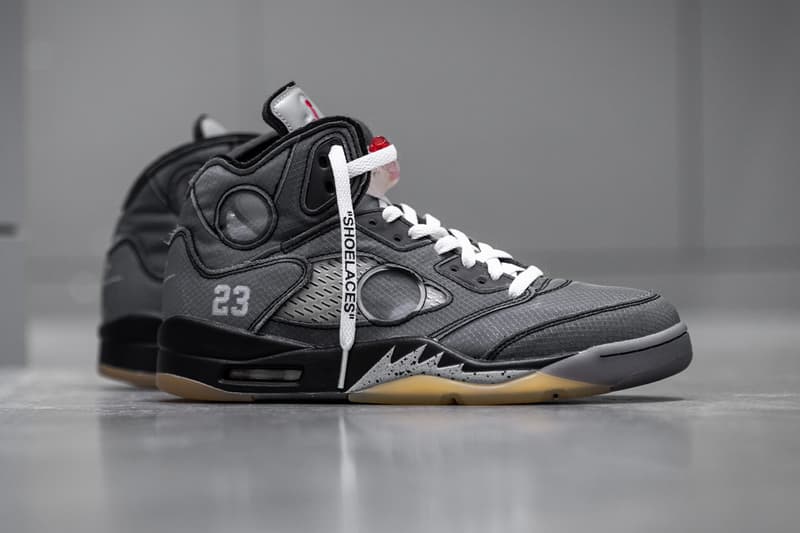 end clothing jordan 5 off white