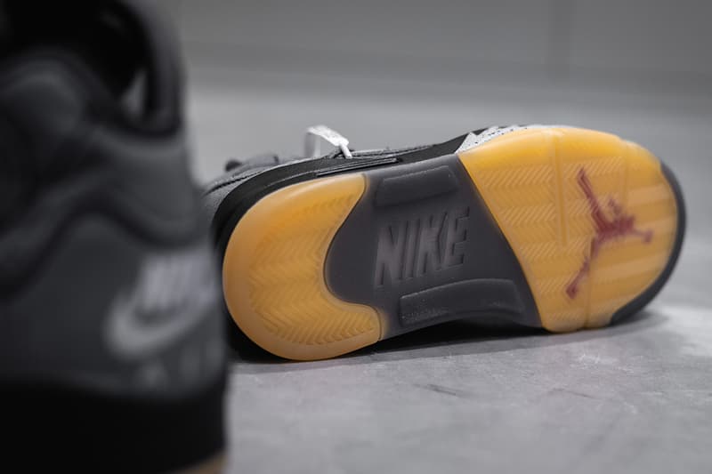 foot locker jordan 5 off white