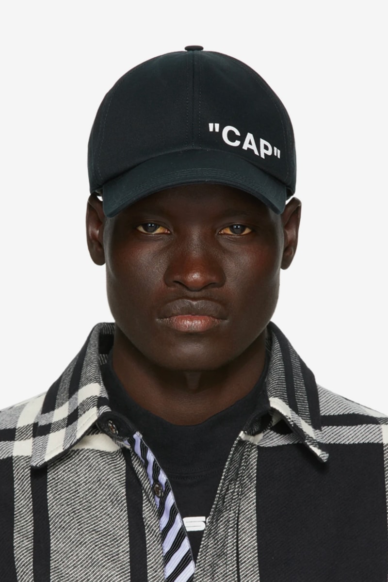 Off-White™ SSENSE Exclusive Quote Baseball Cap | Hypebeast