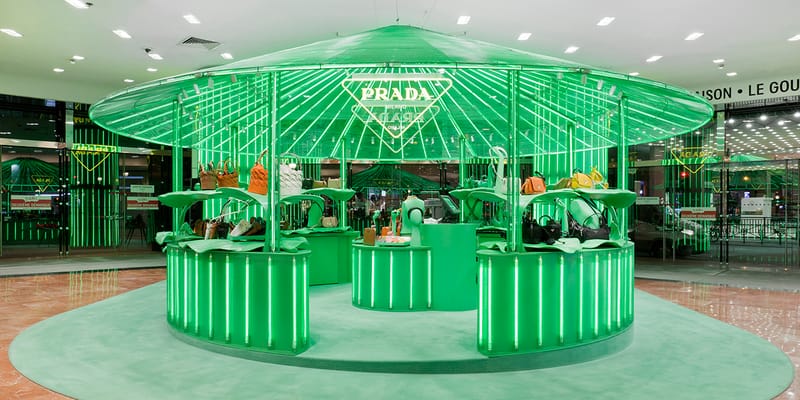 Prada Hyper Leaves Pop-Up at Galeries Lafayette | Hypebeast