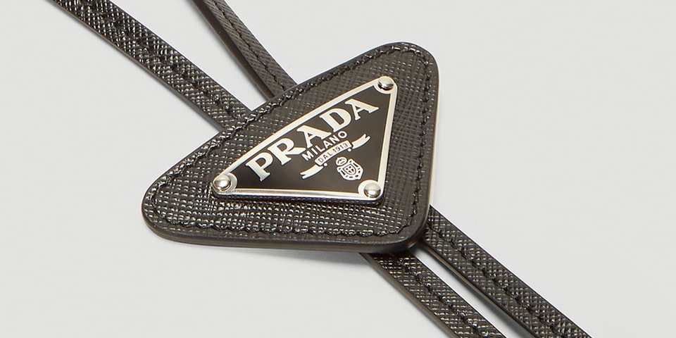 Prada tie logo Clearance