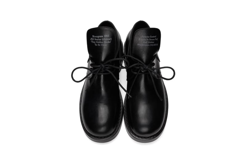 Raf Simons Black Laced Up Low Derby Shoe | Hypebeast