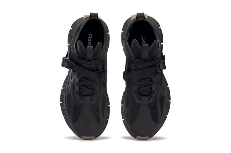 Reebok Zig Kinetica Concept Type1 Black w Gum Sole Hypebeast