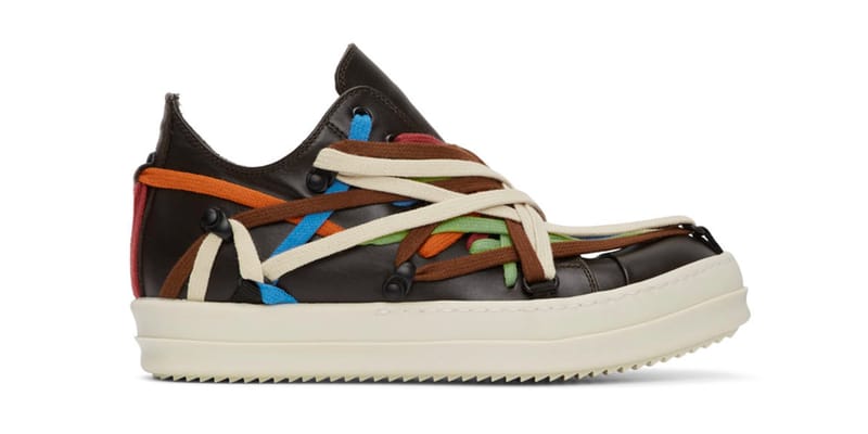 Rick Owens Multi-Colored Lace Sneakers | Hypebeast Rick Owens Multi-Colored Lace Sneakers | Hypebeast