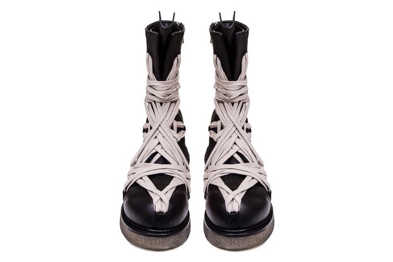 Rick Owens' Tecuatl Army Boots Get Mega Lacing Treatment | HYPEBEAST
