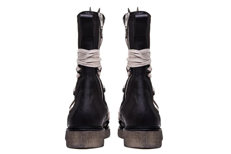 rick owens mega lace boots