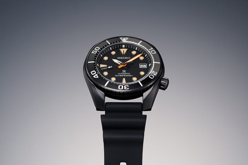 Seiko prospex black cheap ion automatic dive watch