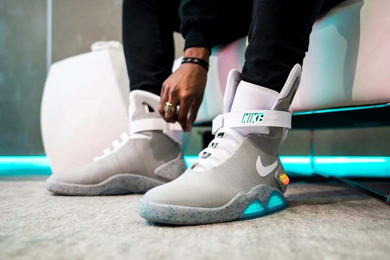 Air mags on feet sale