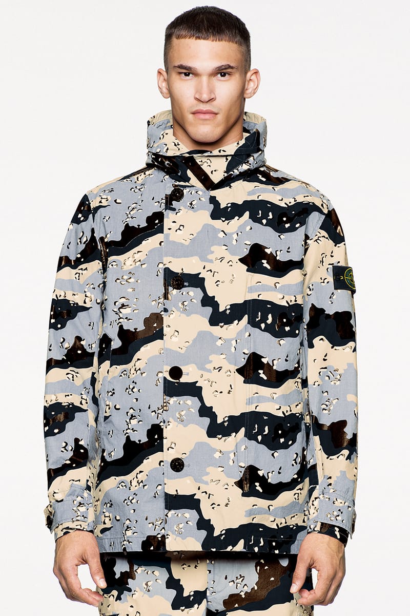 Stone island store desert camo sweatshirt