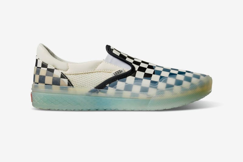 Gingham slip on on sale shoes