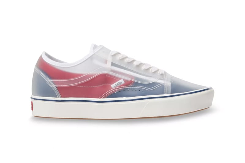 Red slip on on sale vans